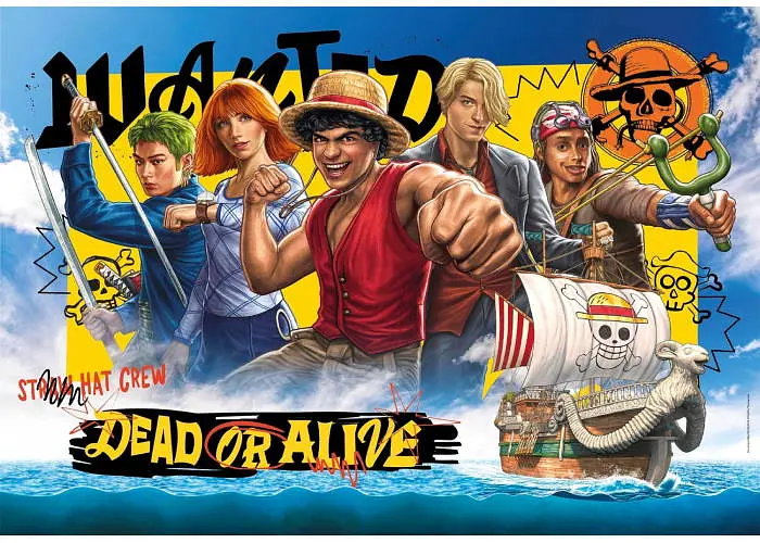Пазл Clementoni SuperСolor: Розшукується живим чи мертвим, Один шматок, Netflix (SuperСolor - One Piece: Dead or Alive Puzzle - 104 pcs.), 104 ел. (28105) - фото 2