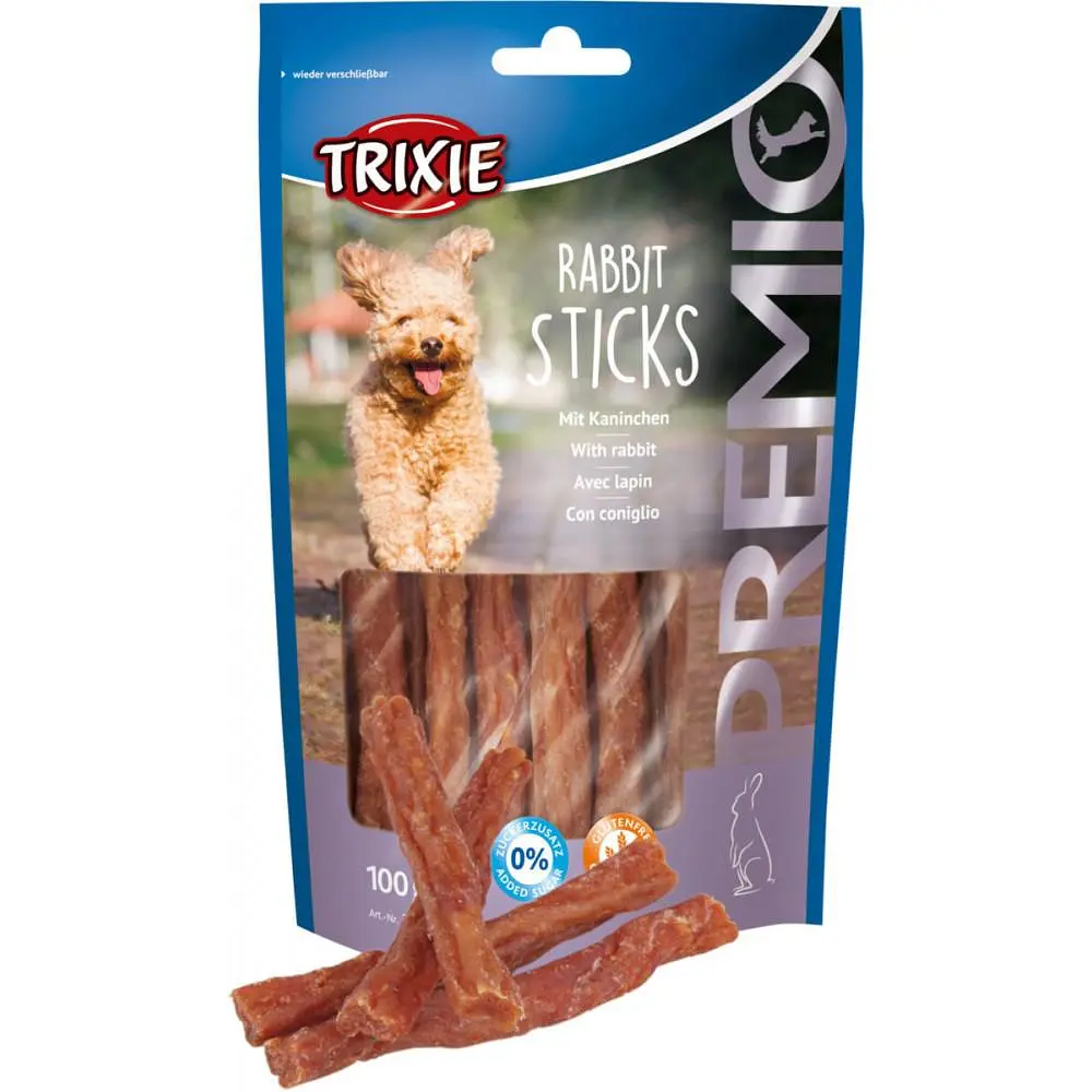 Ласощі для собак Trixie PREMIO Rabbit Sticks 100 г (кролик) - фото 3