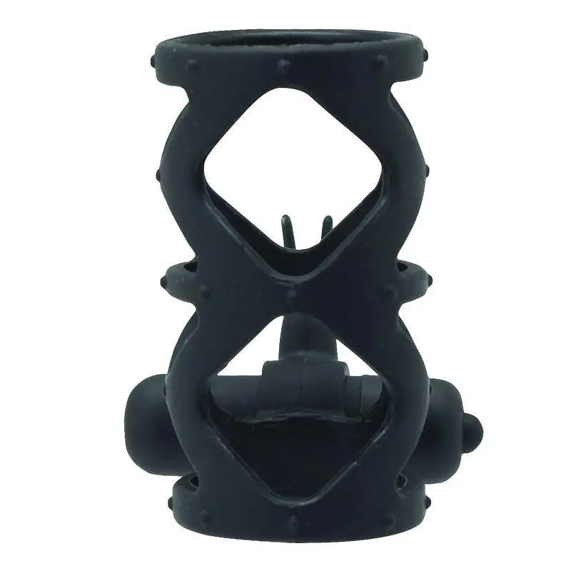 Віброкільце Toyz4lovers Timeless Slender, 7,5 см (чорний) - фото 3