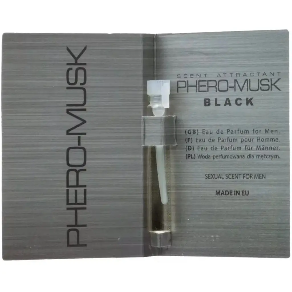 Духи с феромонами для мужчин Aurora Phero-musk Black, 1 ml - фото 2