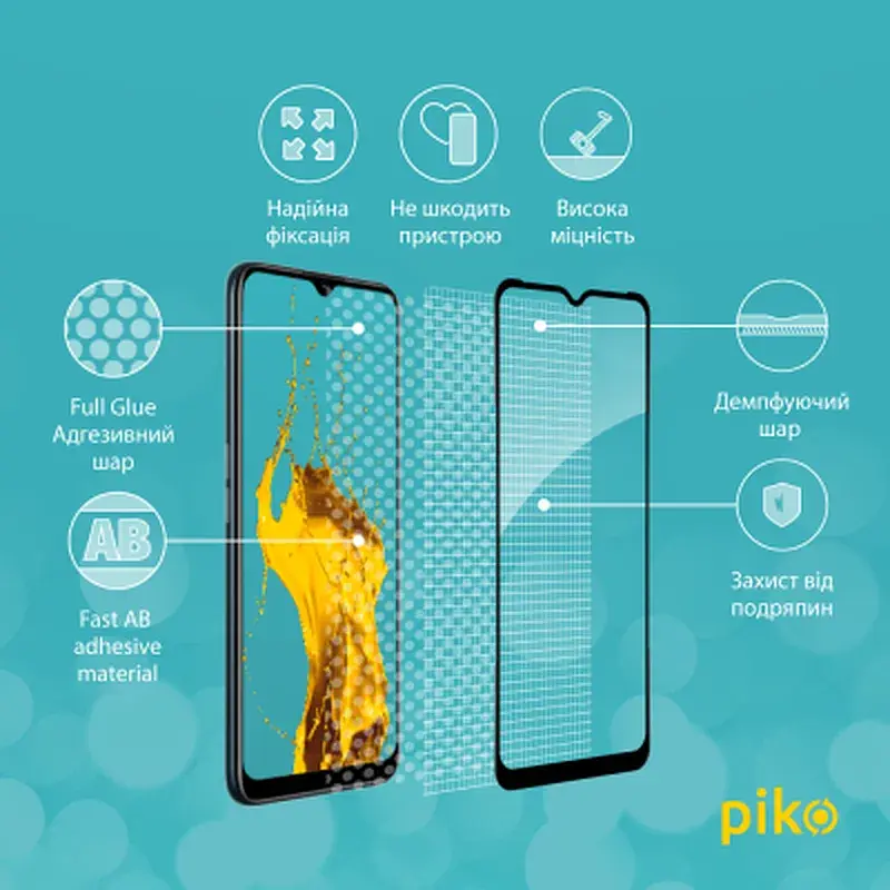 Скло захисне Piko Full Glue RealMe C31 (1283126540769) - фото 5