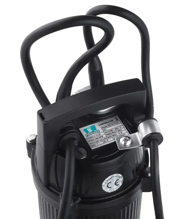Насос дренажний Pumpman QDX1,5-17-0,37 кВт Hmax 18 м Qmax 6,5 куб.м 370 Вт (CV032259) - фото 2