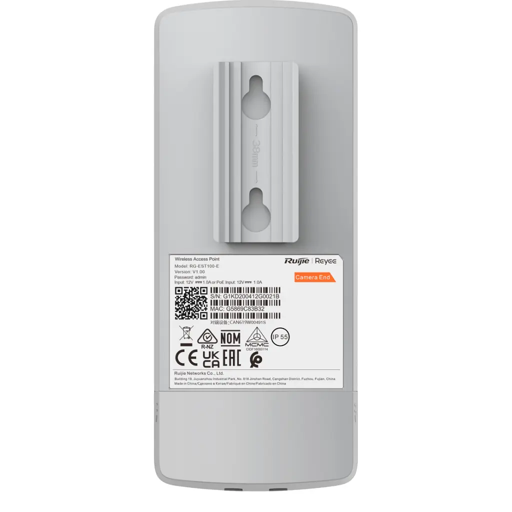 Точка доступу Wi-Fi Ruijie Networks RG-EST100-E - фото 4
