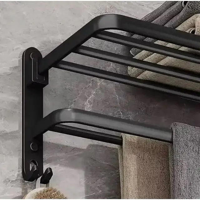 Тримач для рушників настінний металевий - фото 6