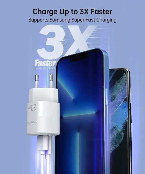 Зарядний пристрій для смартфона Choetech PD5006 33W із швидким заряджанням QC3.0/PD/PPS білий - фото 5