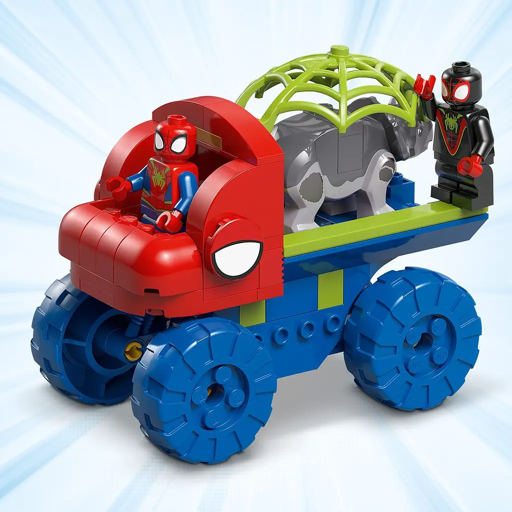 Конструктор LEGO Marvel Динозаврячий спасательный транспорт команды Паука, 136 деталей (11199) - фото 9