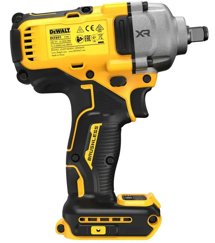 Гайкокрут ударний акумуляторний DeWalt без АКБ та ЗП DCF891NT - фото 5