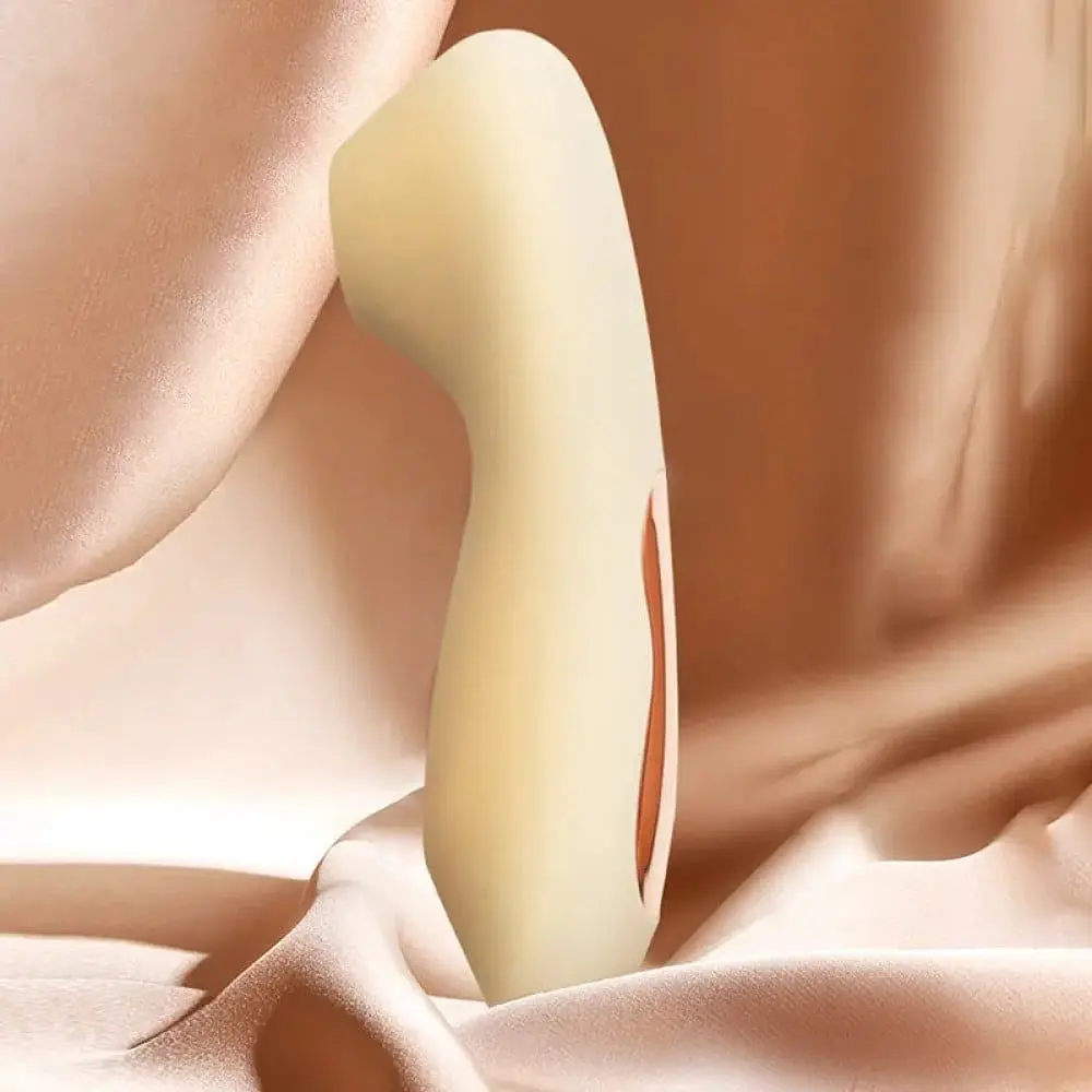 Вакуумний стимулятор клітора Sweet Em Velvet Lure жовтий - фото 7
