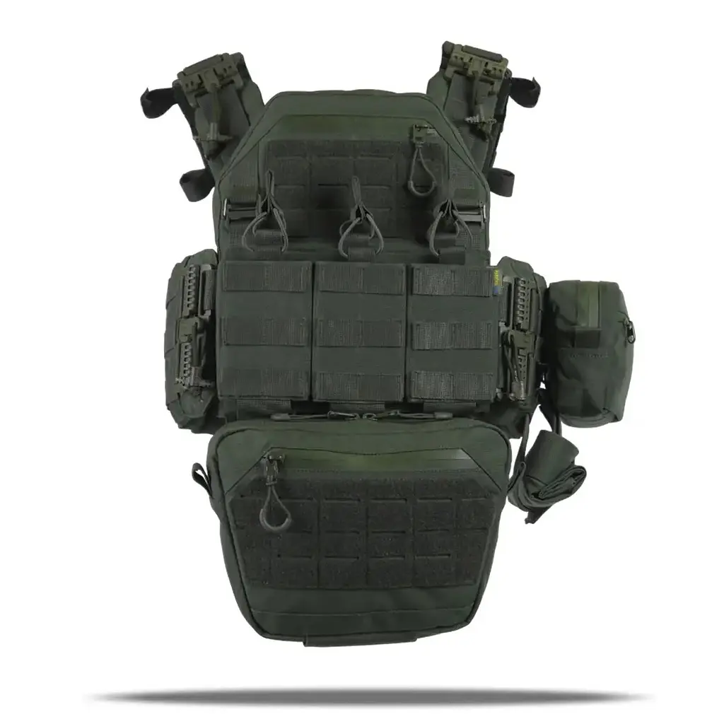 Плитоноска Kiborg GU gen.2 + 6 підсумків Khaki (1000-k55000) - фото 2