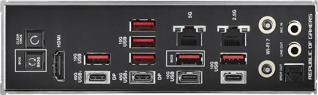 Материнcька плата Asus X870E ROG Crosshair Hero Socket AM5 (ROG CROSSHAIR X870E HERO) - фото 3