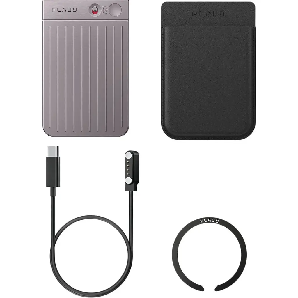 Диктофон Plaud Note ChatGPT Empowered AI Voice Recorder Starlight [127860] - фото 2