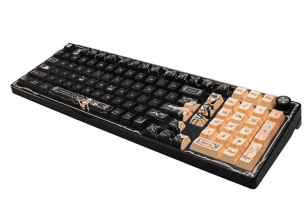 Клавіатура Valkyrie VK99 Pro Dark Scroll RGB Black (VK99PROB) - фото 3