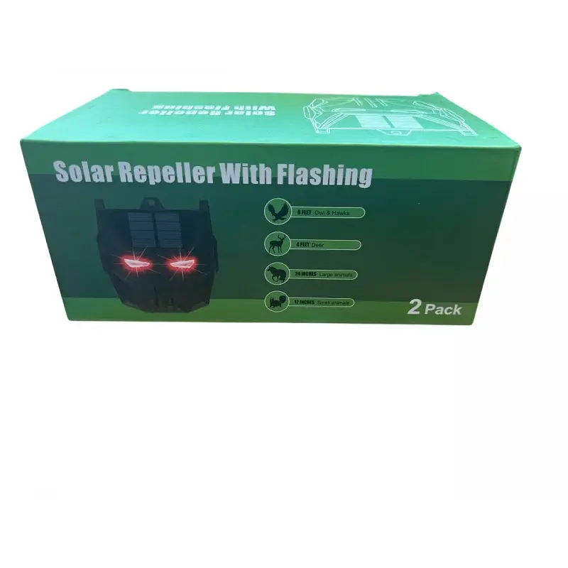Відлякувачі тварин "Нічний захист" BaseTech 2 штуки Solar Repeller With Flashing - фото 4