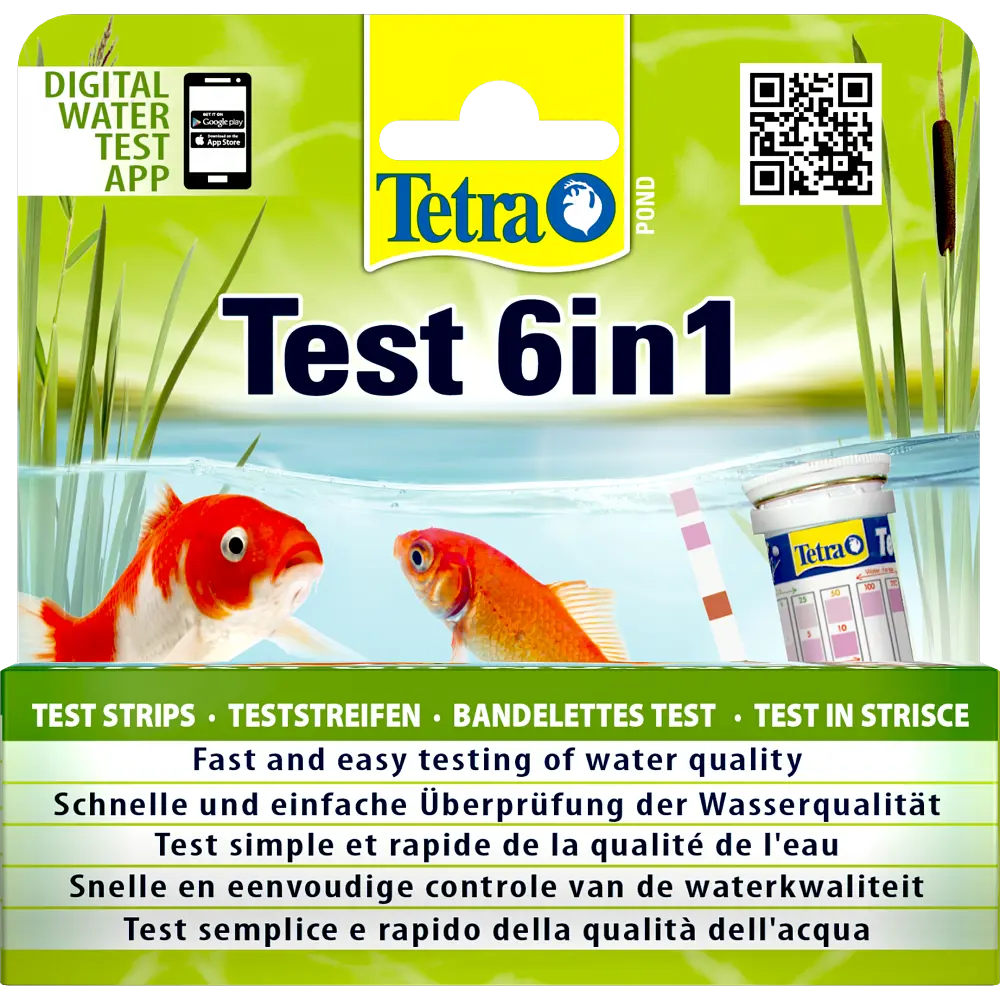 Набір індикаторних тестів для води Tetra Pond Test 6in1 - фото 2