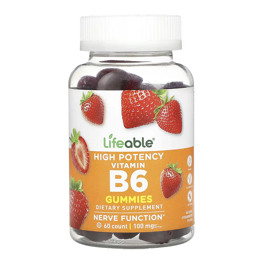 Вітамін B6, Vitamin B6 Adult - 60 gummies