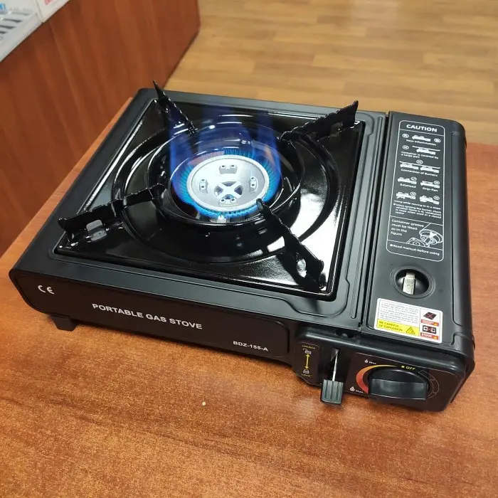 Газовий пальник Portable Gas Stove BDZ-155-A, з регулятором полум'я, сопло Ø23 мм, автоматичний підпал - фото 2
