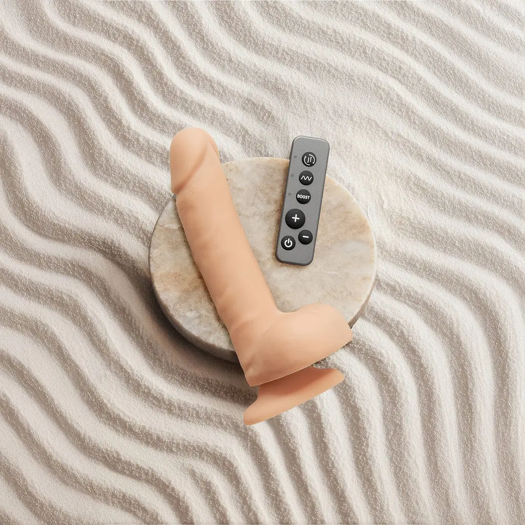 Фалоімітатор Strap-on-me Rotating Vibrating Realistic Dildo з вібрацією і ротацією, L - фото 7