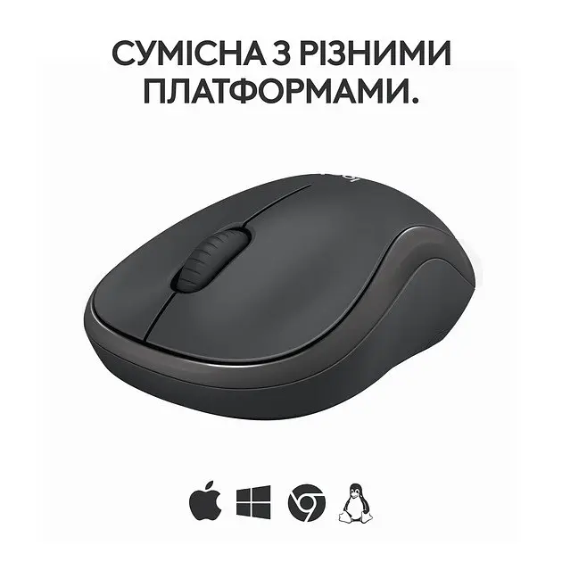 Бездротова миша Logitech M240 Graphite (910-007119) - фото 5