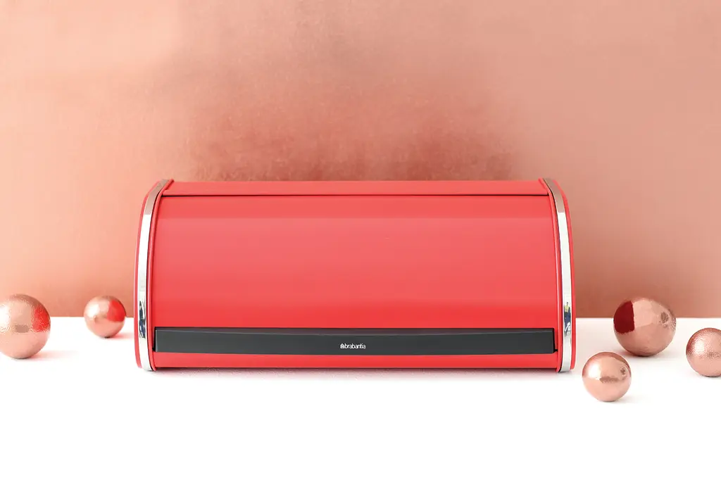 Хлебница Brabantia Roll Top Bread Bin, 44,5x26,2х17,3 см, красный (484001) - фото 4