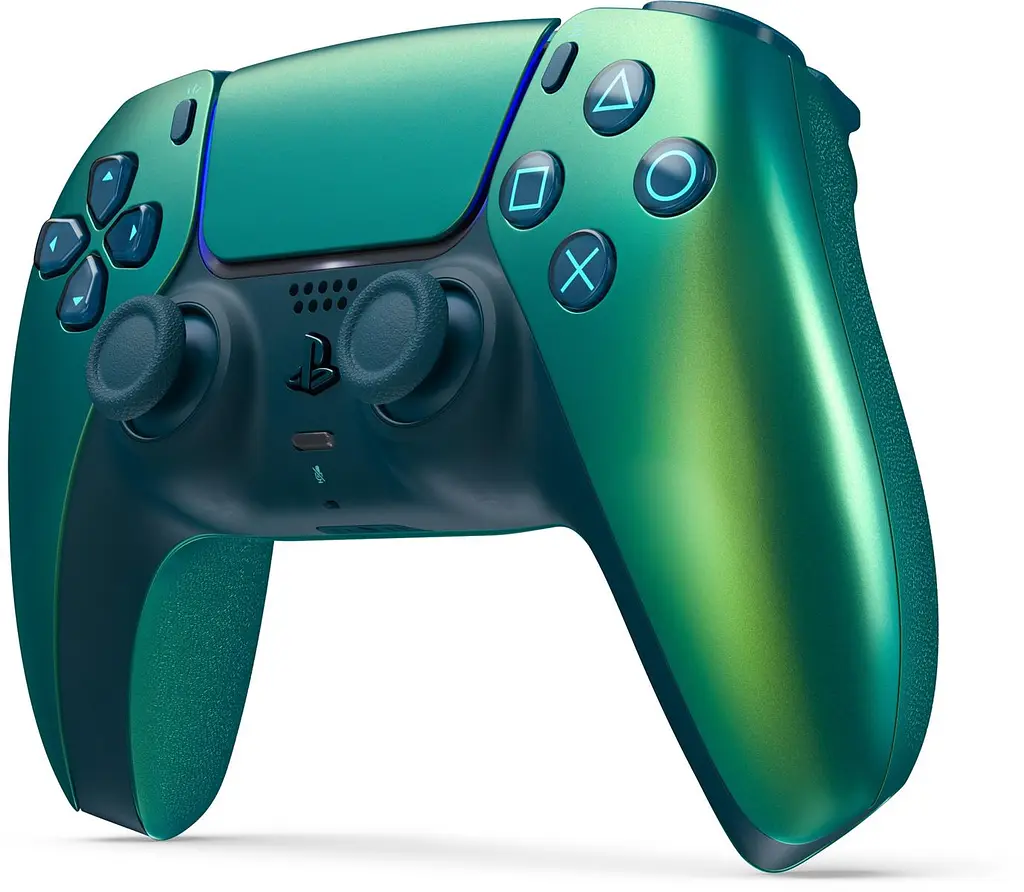 Геймпад бездротовий Sony PlayStation 5 DualSense Chrome Teal (1000050603) - фото 2