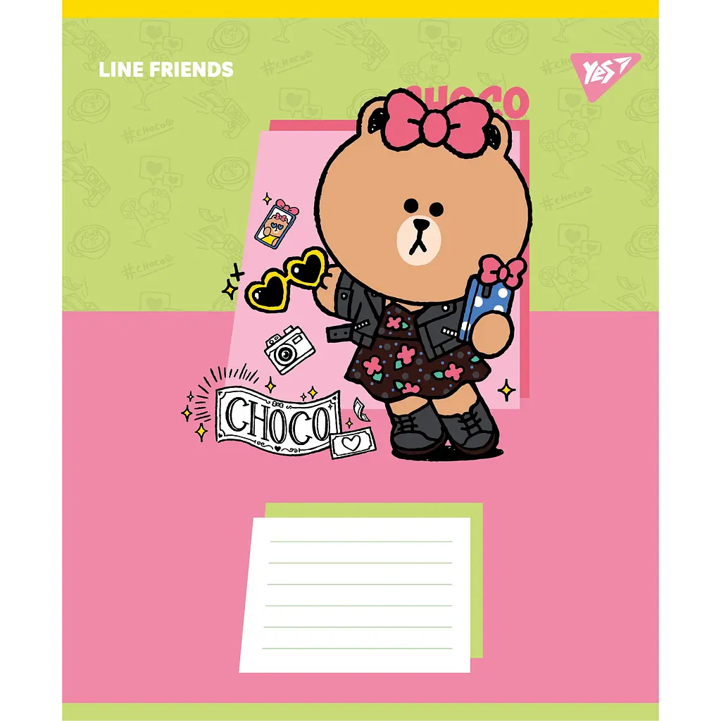 Набор тетрадей Yes Line Friends Funny A5 в косую линию 12 листов 25 шт. (767640) - фото 5