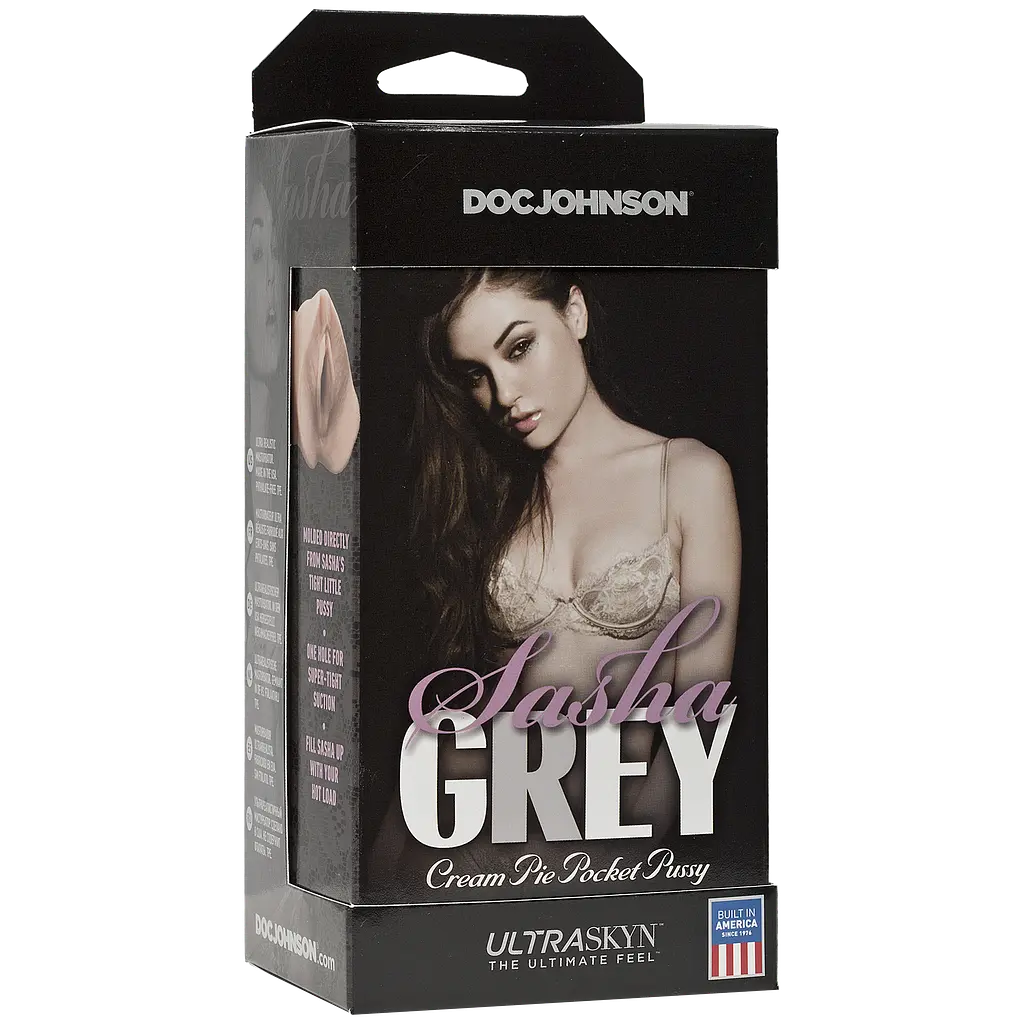 Мастурбатор-вагіна Doc Johnson Sasha Grey - Ultraskyn Cream Pie Pocket - фото 2