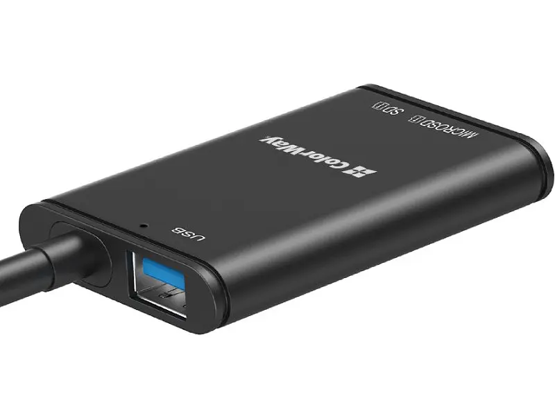 Картрідер ColorWay USB-C Black (CW-CR-02) - фото 2