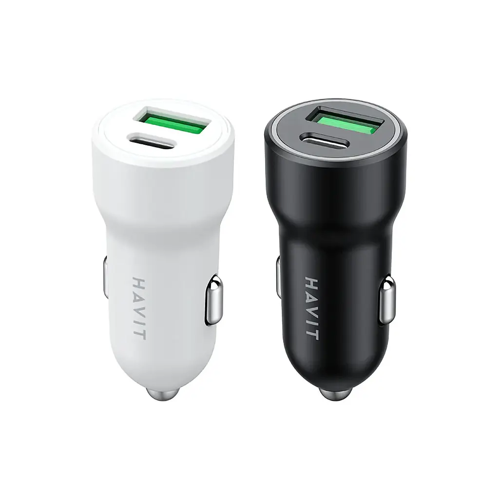 Автомобільний зарядний пристрій HAVIT HV-CC613 20W USB+USB-C HAVIT (27959-000) - фото 10