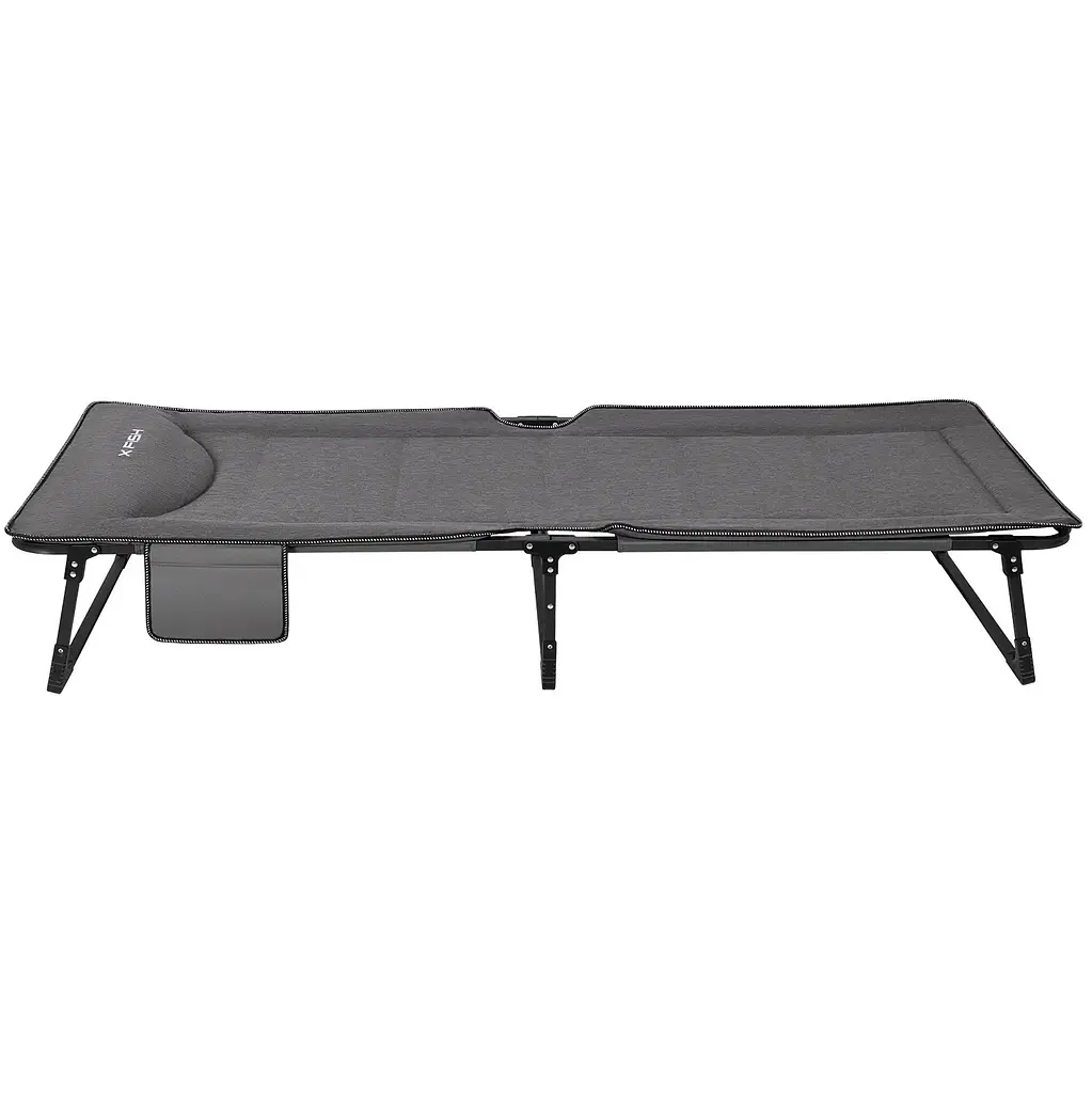 Розкладачка X-Fish Camp Bed 185х65х30 см Gey - фото 2