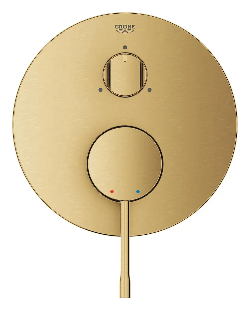 Змішувач прихованого монтажу з перемикачем на 3 положення Grohe Essence 24092GN1, Золотий - фото 2