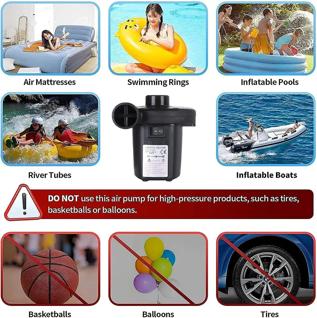 Електричний повітряний насос Zenmos для автомобілів 240В 12В - фото 2