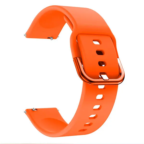 Силіконовий ремінець One Watchbands Samsung Galaxy Watch 4 Classic 46mm - помаранчевий розмір L ширина кріплення 20мм (WB00S4ONE2446) - фото 2