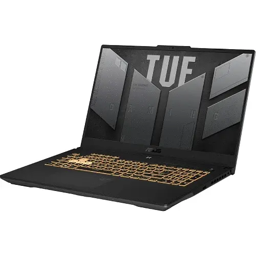 Ноутбук 17" Asus TUF Gaming F17 FX707VJ-HX027 Mecha Gray, 17.3" (1920x1080, IPS, 144 Гц), Intel Core 5 210H (8x1.6-4.8GHz), 16Gb DDR4, 512Gb SSD, GeForce RTX 3050 4Gb, LAN, WiFi 6, Bluetooth 5.3, 2хType-C/2xUSB 3.2, HDMI, 90Wh, DOS - фото 10
