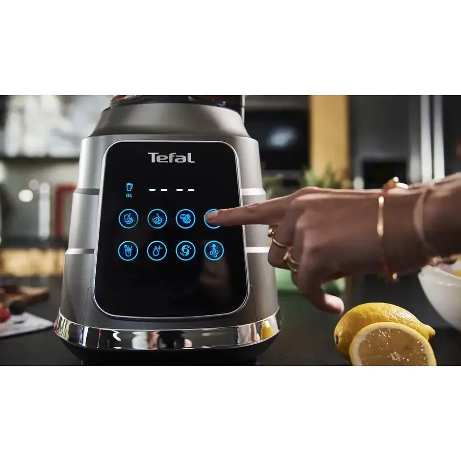 Блендер стаціонарний вакуумний Tefal Ultrablend Vacuum Boost 1300 Вт чаша 2500 мл додаткова чаша 1400 мл сріблясто-чорний (BL985A31) - фото 12