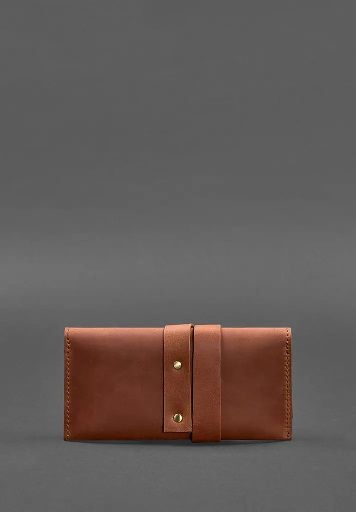 Шкіряний кисет для тютюну 1.0 світло-коричневий Crazy Horse - фото 5