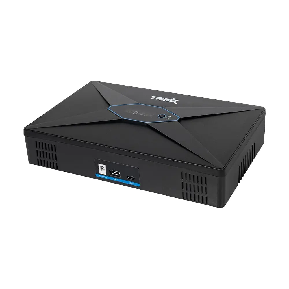 Джерело безперебійного живлення DC UPS Trinix TRX-MUPS-48100 Type-C (4*6000mAh LiFePo4) 5V/12V/24V/48V/52V/PoE, LiFePO4 4*6Ah, для роутера і медіаконвертера (42-00172) - фото 3