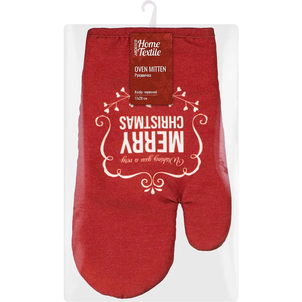 Рукавичка Ardesto Happy Holidays 17х28 см червона (ART05HH) - фото 5