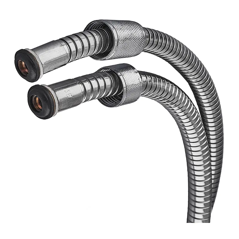 Шланг для душу Zerix Chr.F01 розтяжний 200-250 см ZX0112, Хром - фото 2