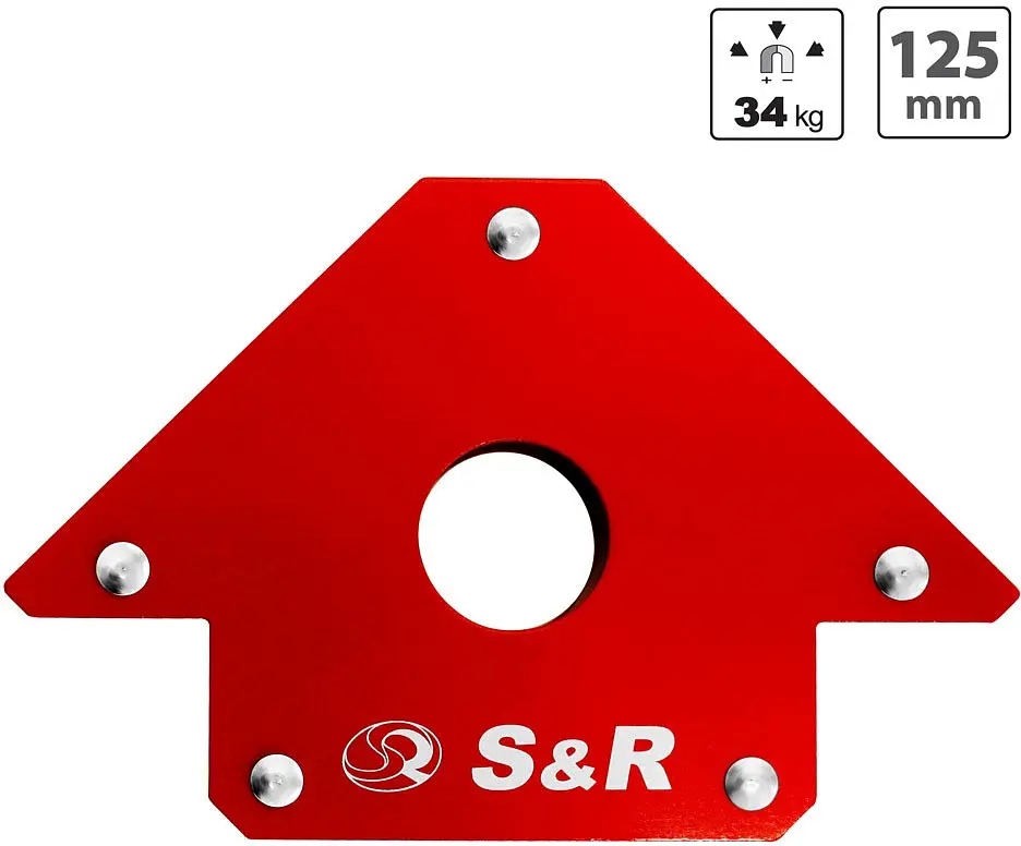 Магнитный уголок для сварки S&R до 34 кг 290102125 - фото 2