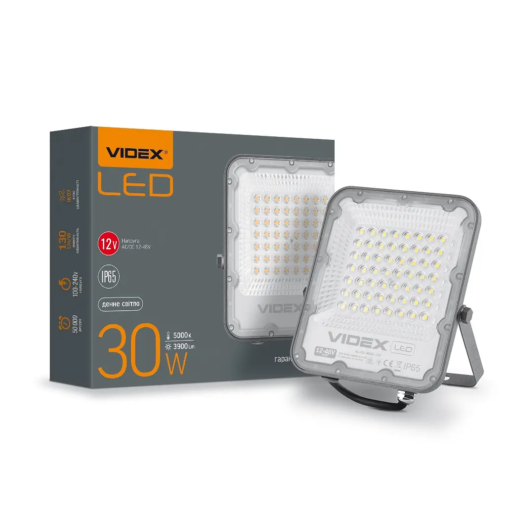 Прожектор Videx LED PREMIUM VIDEX F2 30W 5000K (VL-F2-305G) - фото 3