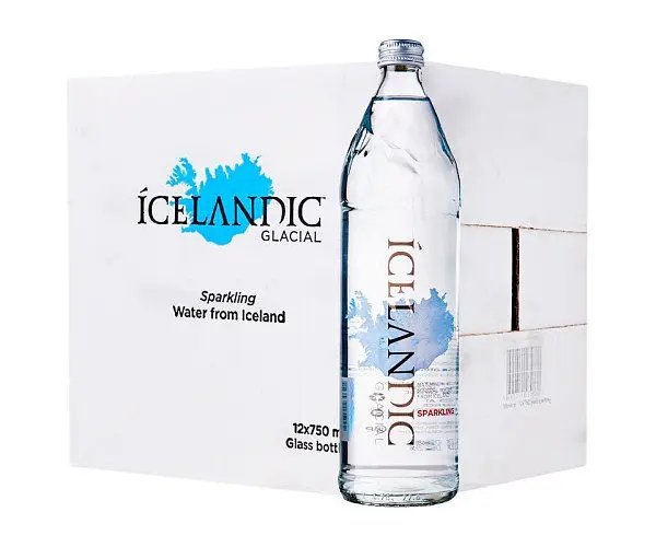 Icelandic Glacial, 0,75 л, упаковка 12 шт., Айсландік Глесіал, Вода мінеральна негазована, скло - фото 3