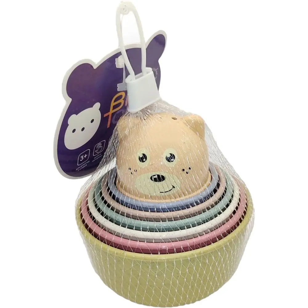 Набор игрушек для купания Bibi Toys Пирамидка 7 элементов (760813BT) - фото 4