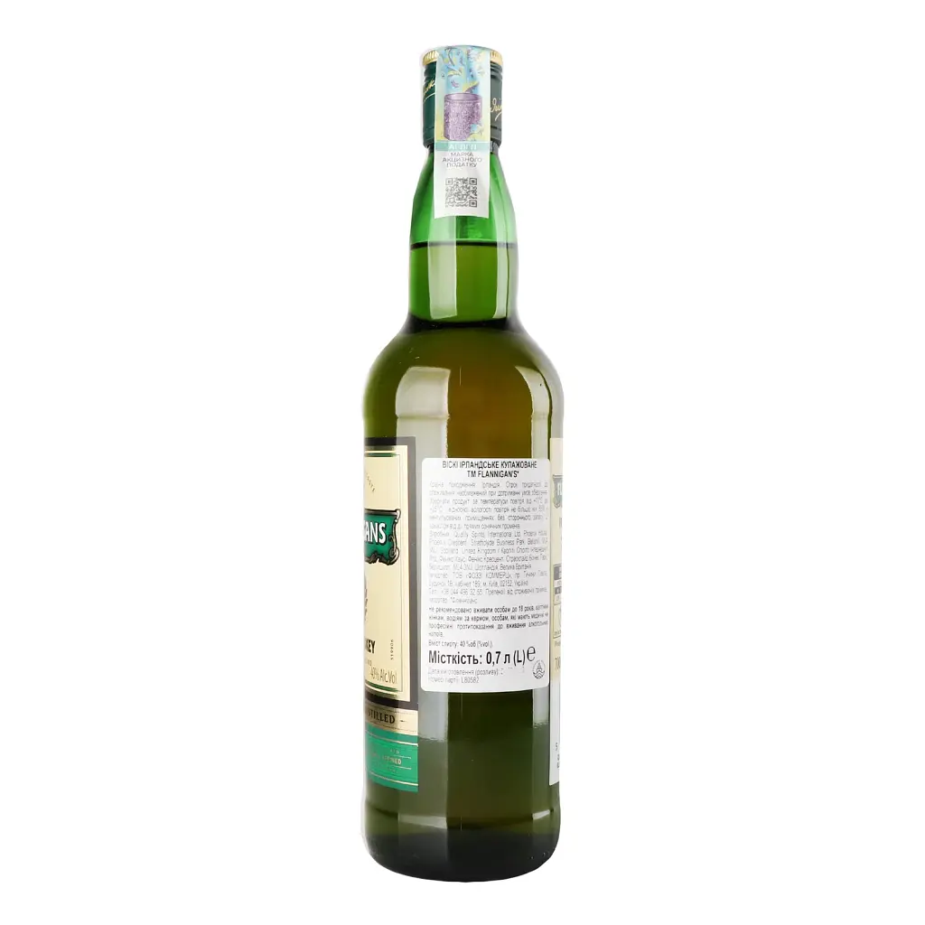 Виски Flannigan’s Irish Blended Whiskey 40% 0.7 л - фото 3