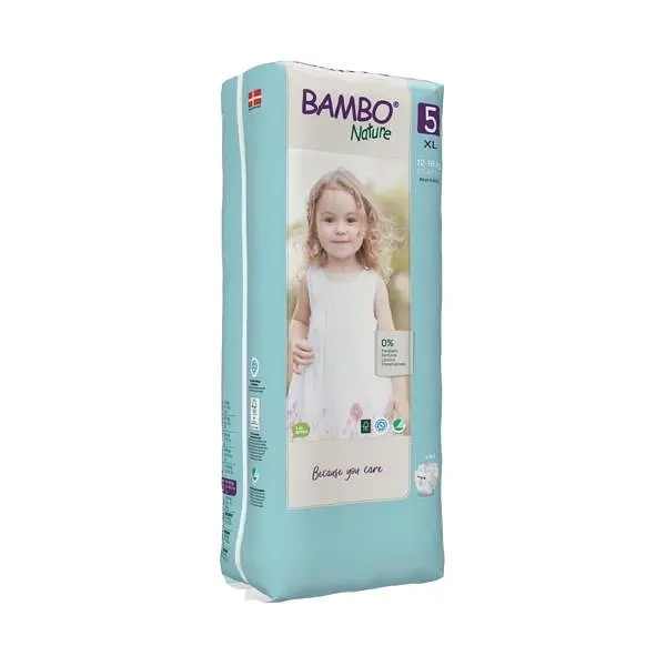 ЕКО Підгузки Bambo Nature 5 (12-18 кг), 44 шт. Bambo Nature (19265)