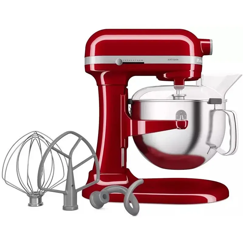 Планетарний міксер KitchenAid Artisan з підйомною чашею 5.6 л червоний (5KSM60SPXEER) - фото 6