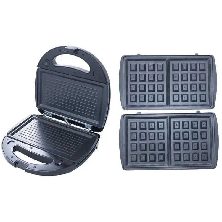 Сэндвичница Crownberg CB-1071 Detachable антипригарная 750 Вт черный (CB-1071_758) - фото 2