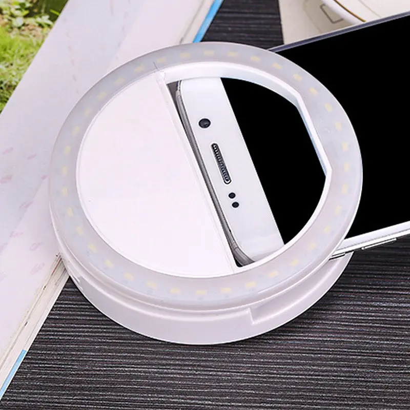 Светодиодное кольцо для селфи Primo XJ-01 Selfie подсветка White - фото 2