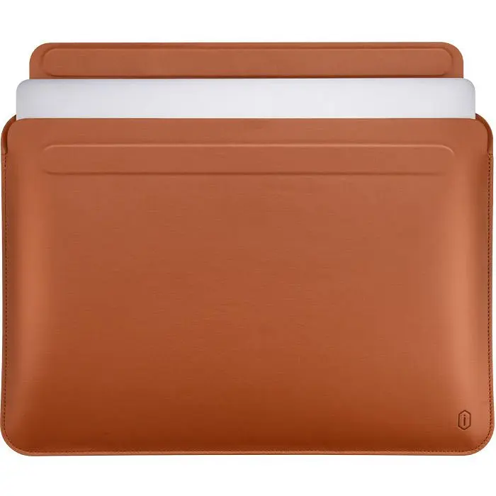 Чохол-кишеня WiWU Skin Pro II Leather Sleeve для MacBook Air 15` (2023-2025) Brown [159612] - фото 3