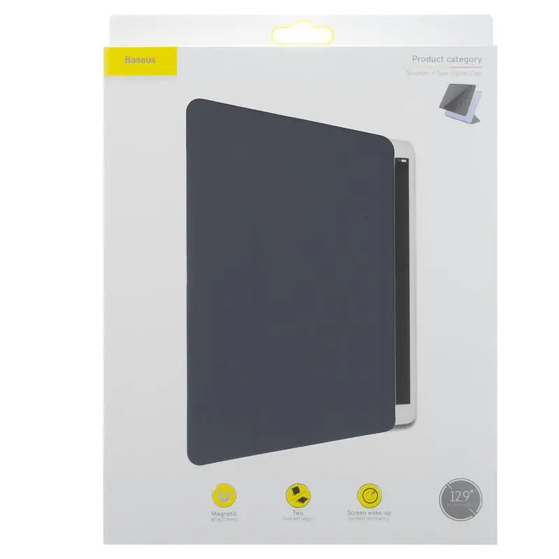 Чехол Baseus для iPad Pro 12.9, синий, магнитный, книжка, пластик, #LTAPIPD-BSM03 - фото 2