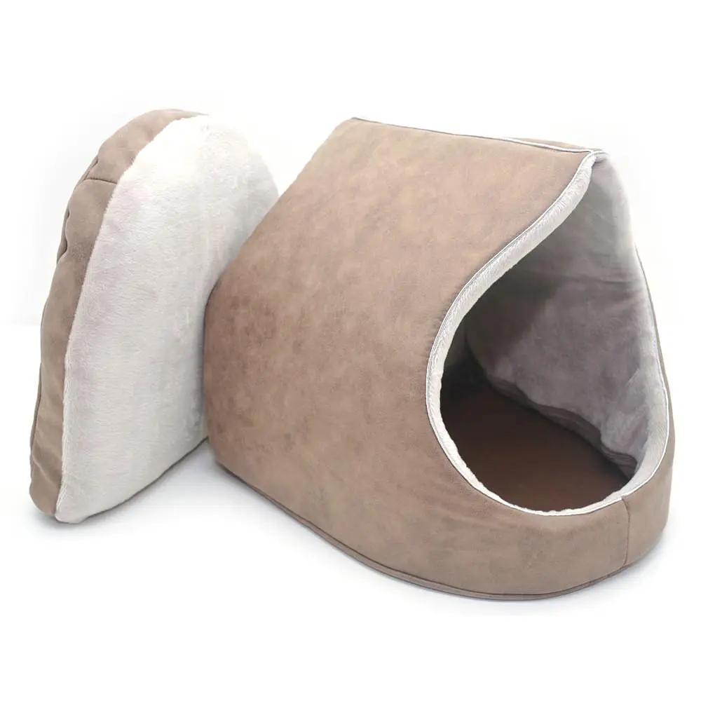 Будка для котів та собак Zoo-hunt Айсберг коричнева №2 42.5х42.5х37.5 см (ZH2397-1) - фото 2